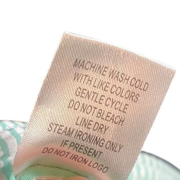 Fairway And Greene Mint Green And White Gingham Skort, Size M - Picture 8 of 8